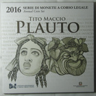 2016 ITALIA BU setti 1c-2 euro+ 2 euro juhlaraha Pluto - pikkukuva 1