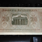 Germany Saksa 20 Mark 1940-45 P139 XF - pikkukuva 2