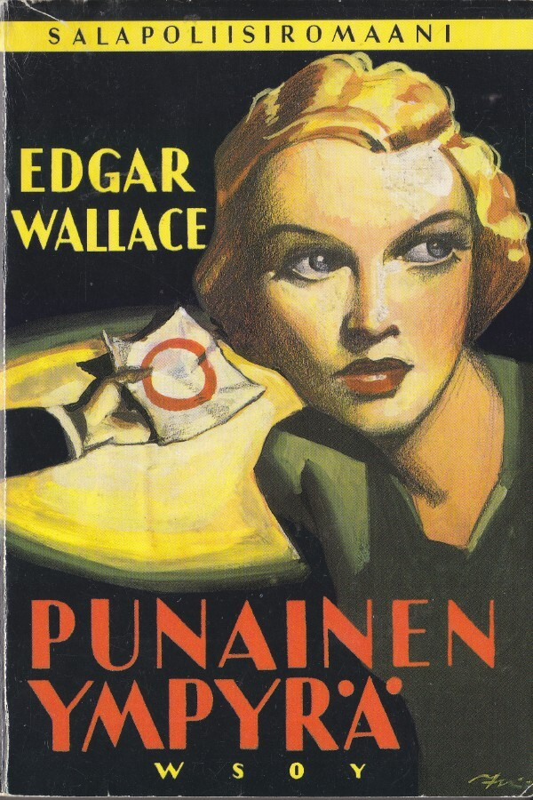 Edgar Wallace: Punainen ympyrä (nide 8p. Wsoy 1994)