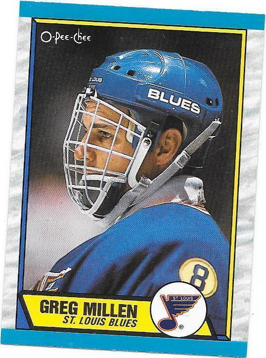 1989-90 OPC #137 Greg Millen St Louis Blues MV