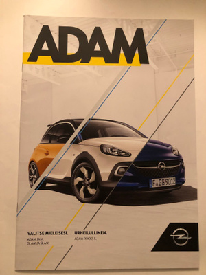 Myyntiesite - Opel Adam - 6/2016
