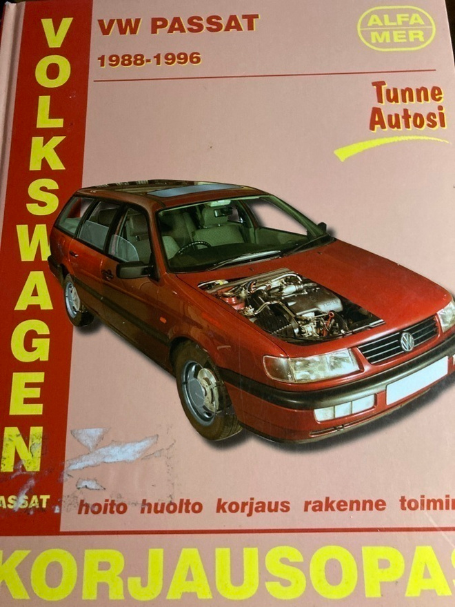 VOLKSWAGEN VW PASSAT - KORJAUSOPAS