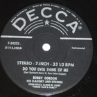 7" BOBBY GORDON - Again - single 1964 jazz EX - pikkukuva 2