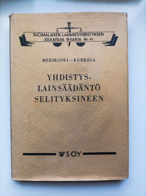 Yhdistyslainsäädäntö selityksineen