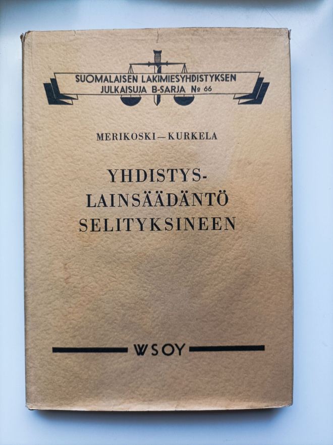 Yhdistyslainsäädäntö selityksineen