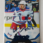 Adam Fox 2022-23 MVP Blue Script - pikkukuva 1
