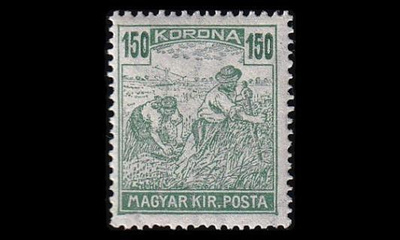 Unkari 348 ** Viikatemies 150 Kr (1921)