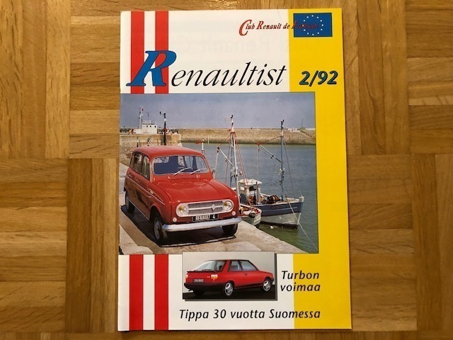 Lehti Renaultist 2/92. Esite Renault