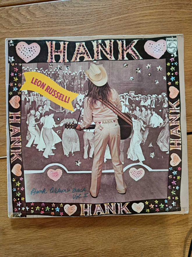 AUCTION - LEON RUSSELL Hank Wilson's Back Vol. I LP HOL -73