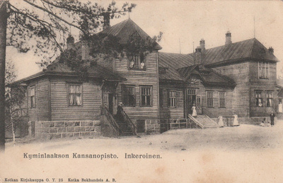 Paikkakunta kortti, Inkeroinen,Kyminlaakson Kansanopisto