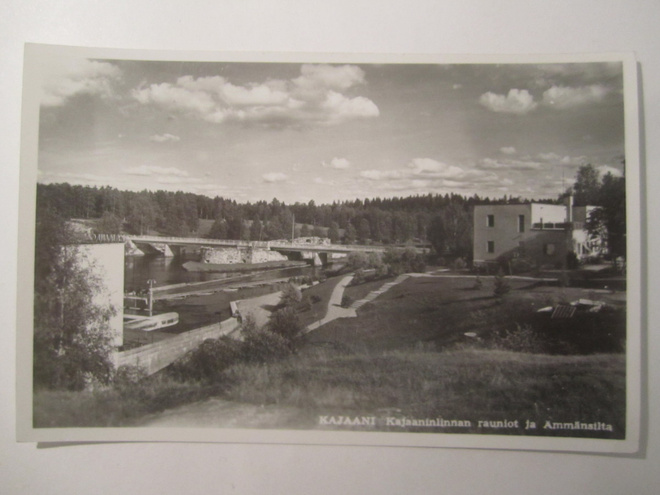 VANHA Postikortti Kajaani 1950-l  Alkup.Mallikappale