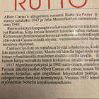 ALBERT CAMUS: RUTTO - pikkukuva 2