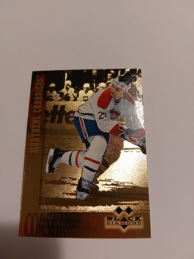 1996-97 Black Diamond Gold #119 Shayne Corson