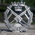 Hopeavärinen ammuntamerkki. Valmistajan leimalla. Halkaisija - pikkukuva 5