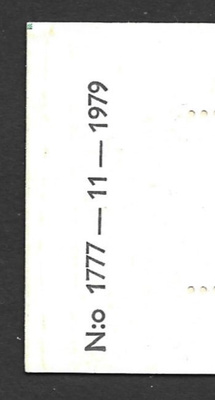 Automaattivihko AV 9 I ov1 1777-11-1979 yEG ohjausviiva 1