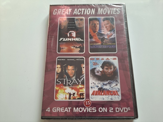 Great Action Movies (2 disc DVD) (UUSI)