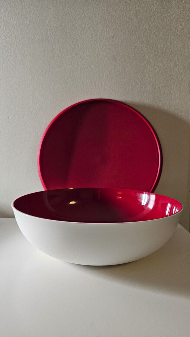 Tupperware Allegra tarjoilukulho 3,5L kannella