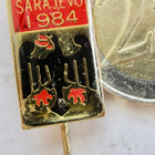 VANHA Merkki Olympia 1984 Sarajevo Saksa NOC - pikkukuva 1