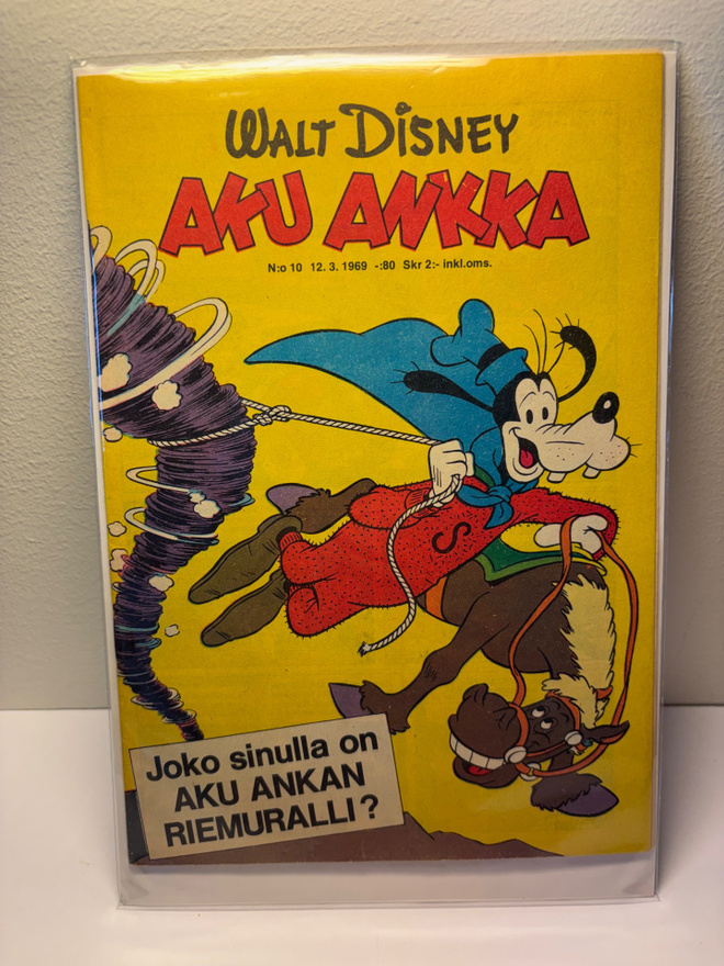 Aku Ankka 10/1969 upea!