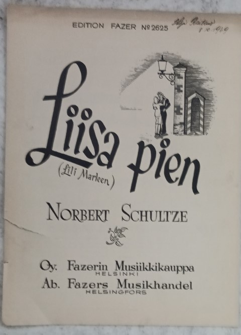 Liisa pien (Lili Marleen), Fazer N:o 2625