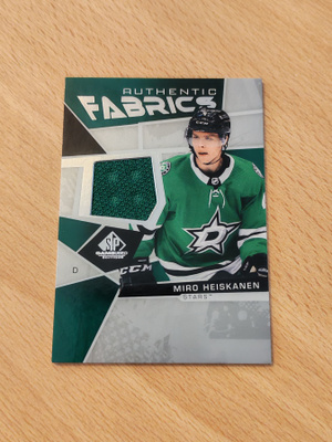 2021-22 SP Game Used Miro Heiskanen Authentic Fabrics (LUE!)