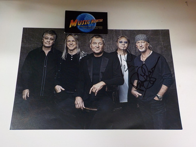 DEEP PURPLE PROMOKUVA  GLOCER, PAICE JA AIREY  NIMMARILLA
