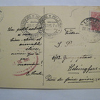 VANHA Postikortti Lohja Vaanila numeroleima 237 1916 - pikkukuva 2