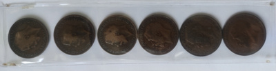 Englanti one penny 1917-1922