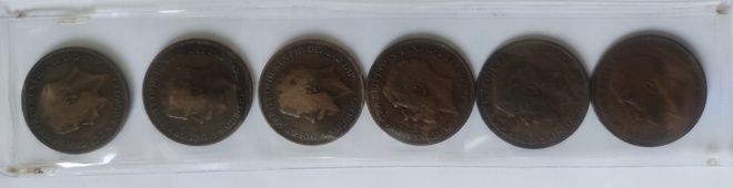 Englanti one penny 1917-1922