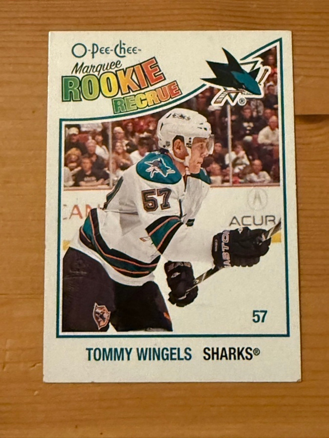 2010-11 O-Pee-Chee #535 Tommy Wingels RC