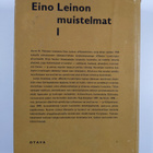 Eino Leino : Eino Leinon muistelmat 1 : muistelmat, kultt... - pikkukuva 2