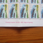 Europa Cept postimerkkiarkki 1981 Postimerkkiarkki 1.10 mk. - pikkukuva 2