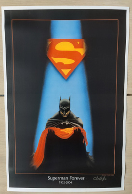 Marc Wolfe Signed "Superman Forever" Print (2004)