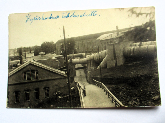 Hämeenkyrö Kyröskoski tehdasaluetta - 1947