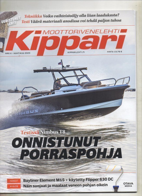 Kippari n:o 4 2023 Nimbus T8. Pete Karton Atlantic 670 Fis