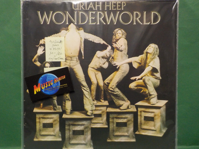 URIAH HEEP - WONDERWORLD - 1ST GERMANY 1974 PRESS M-/EX+ LP