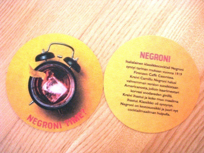 Tuopinalunen Negroni Time?