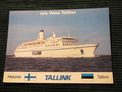 M/S Vana Tallin. Tallink. Laivapostikortti