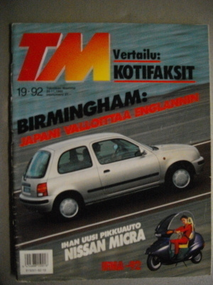 Tekniikan Maailma Nro 16/1992 (18.3)