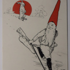 Uudenvuodenkortti, piirt. A. Scheack, 1920-lukua - pikkukuva 1