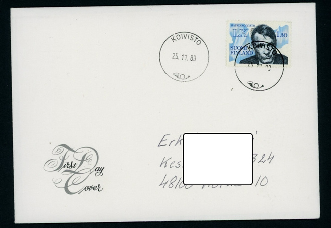 FDC 1983 Presidentti Mauno Koivisto Koivisto-leimalla