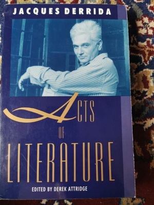Derrida Acts of Literature