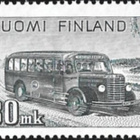 1947 M-30 Postiauto 30 mk harmaa ** Lape 327 a VSP Lm6 - pikkukuva 1