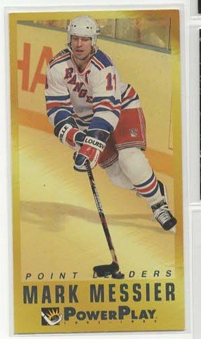 Mark Messier 93-94 Fleer Power Play Tall Boys Point Leaders