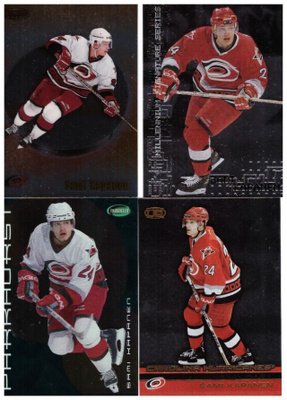 4 x SAMI KAPANEN Carolina Hurricanes Hienoista Sarjoista
