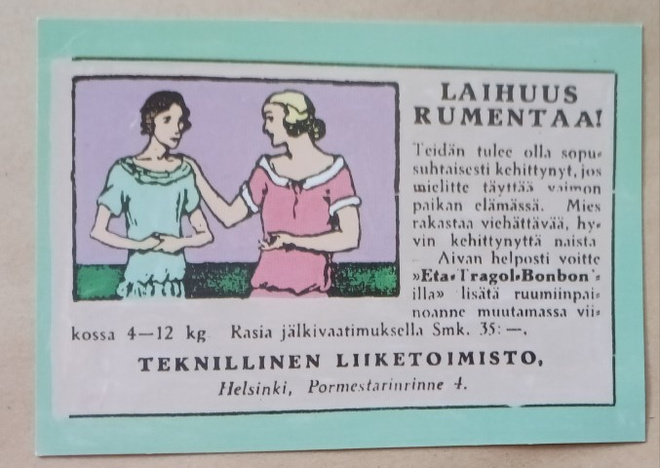 Laihuus rumentaa! (kopio lehti-ilm. v. 1927), ei p.