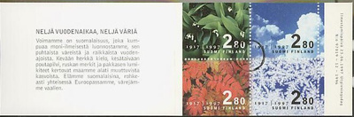 1997 neljä vuodenaikaa vihko - lehdistömalli