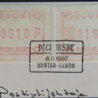 Erik.leima -- Vantaa, VR:n juhlajuna 1987 Dickursby - pikkukuva 2
