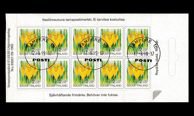 1194V19 o Kurjenmiekka tarramerkkiarkki Tampere (1993)