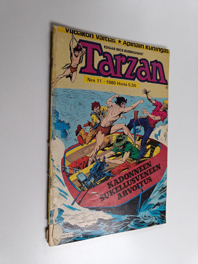 Edgar Rice Burroughs : Tarzan 11/1980 : Kadonneen sukellu...